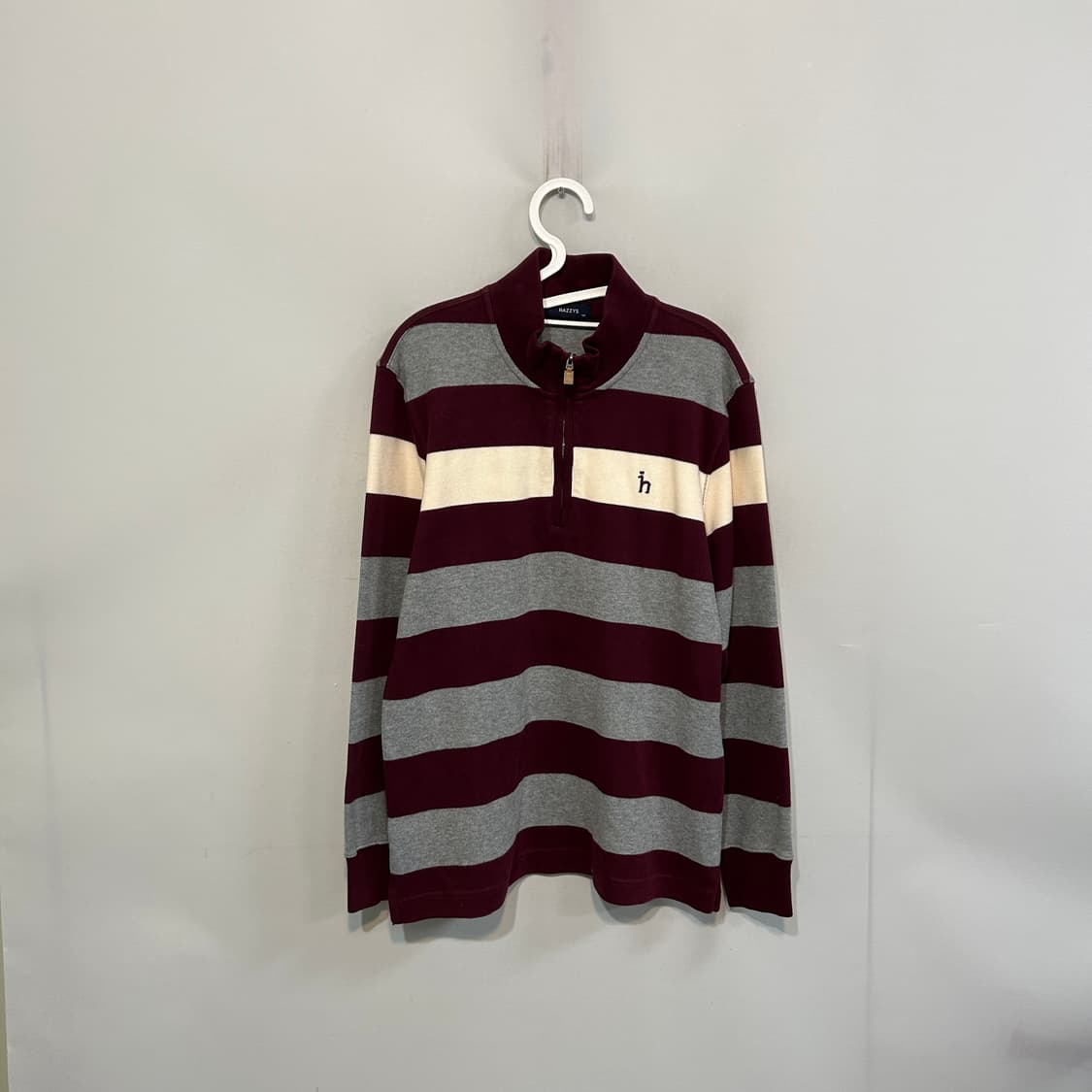 헤지스 남성 반집업 니트 100  상품이미지1