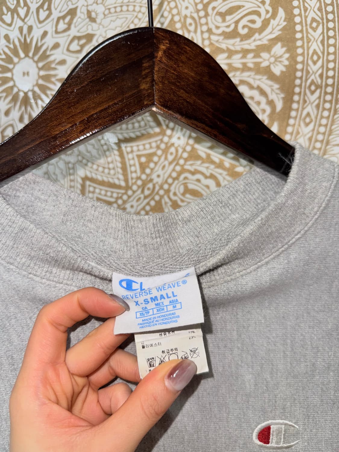 챔피온 리버스위브 기모 맨투맨  상품이미지4