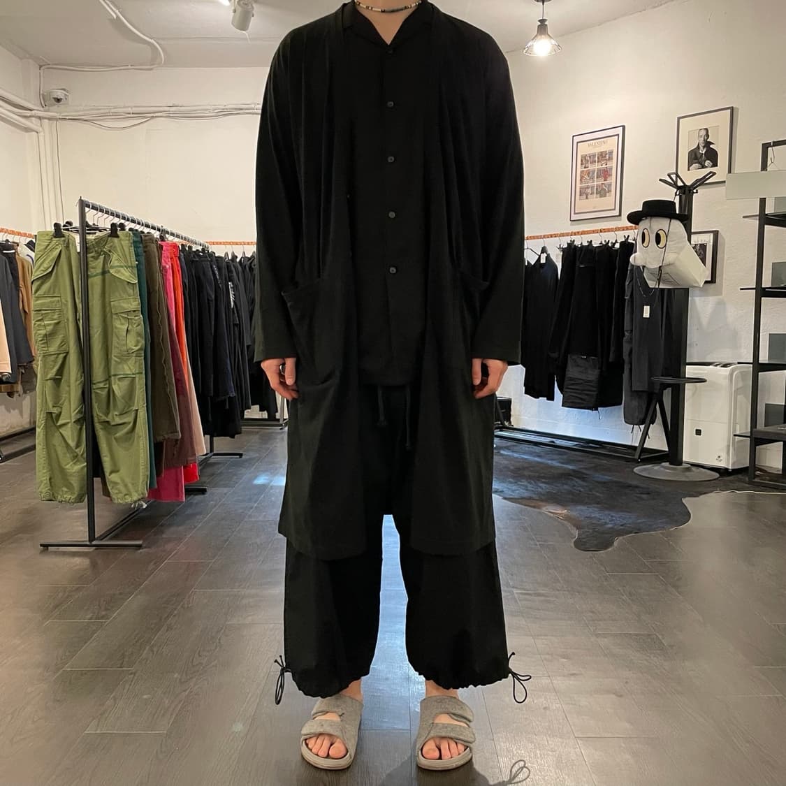 요지야마모토 롱 가디건 상품이미지4