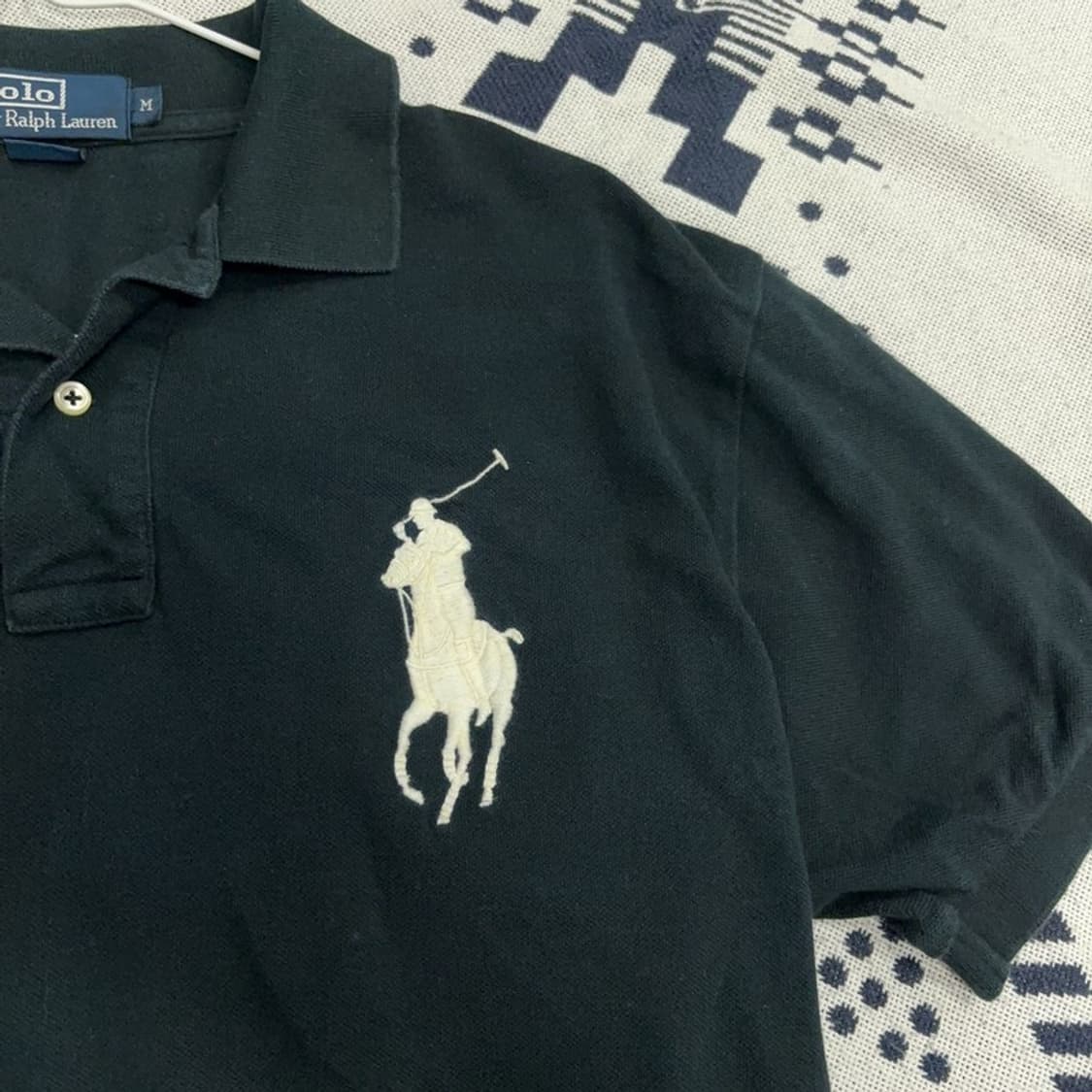 폴로 랄프로렌 블랙 반팔카라티 M P00043 상품이미지2