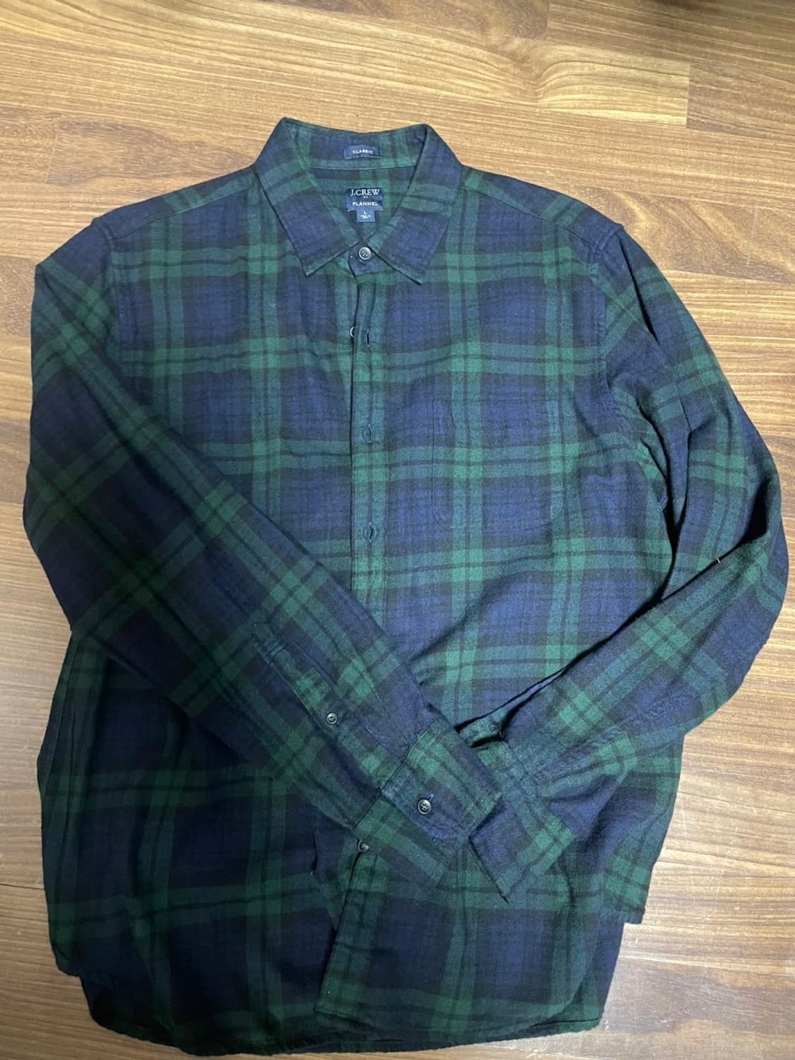 제이크루 블랙와치 플란넬 셔츠 L  상품이미지1