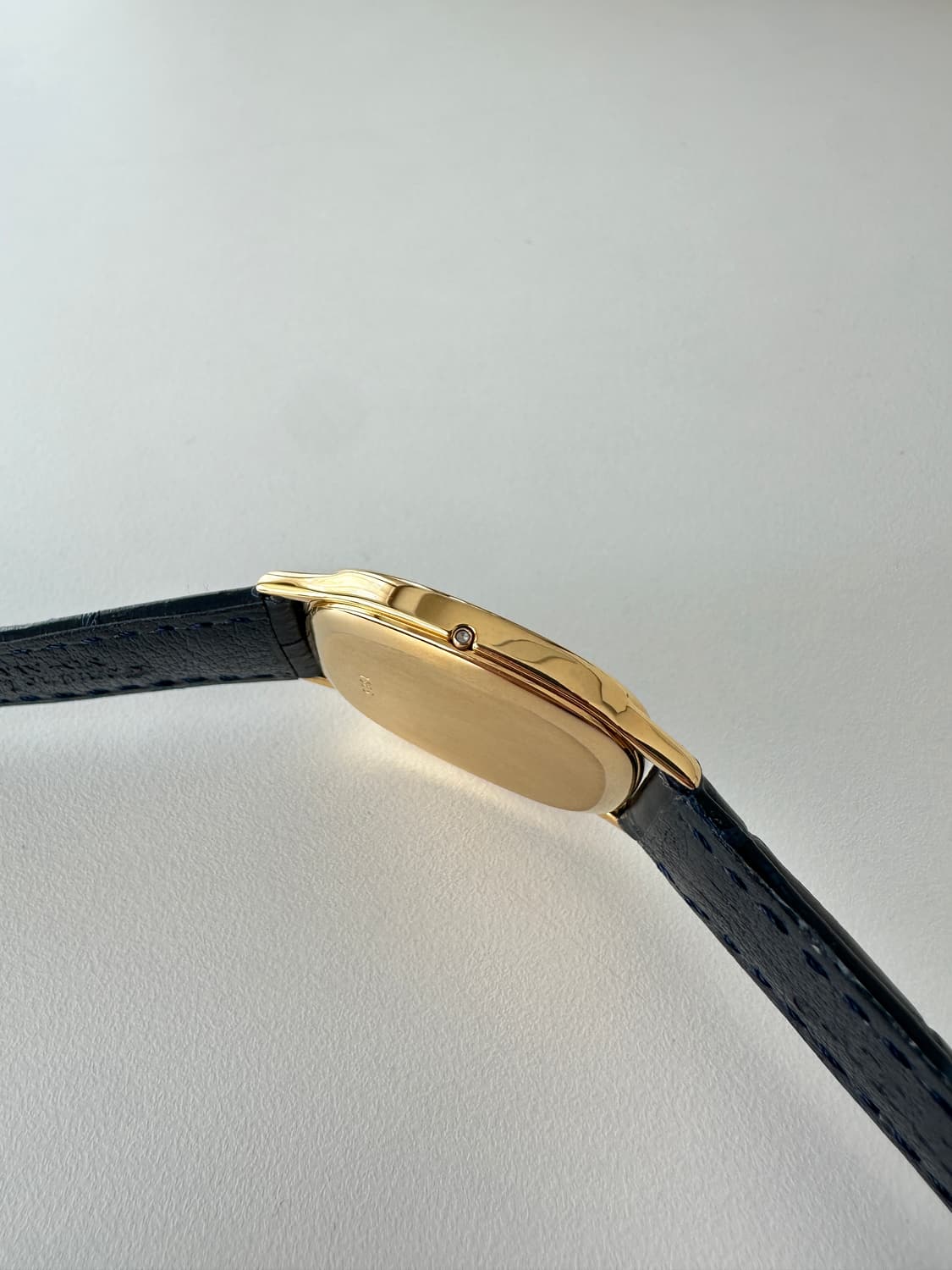 정품 오메가 엘립스 드빌 쿼츠 청판 금장 빈티지 시계 상품이미지6