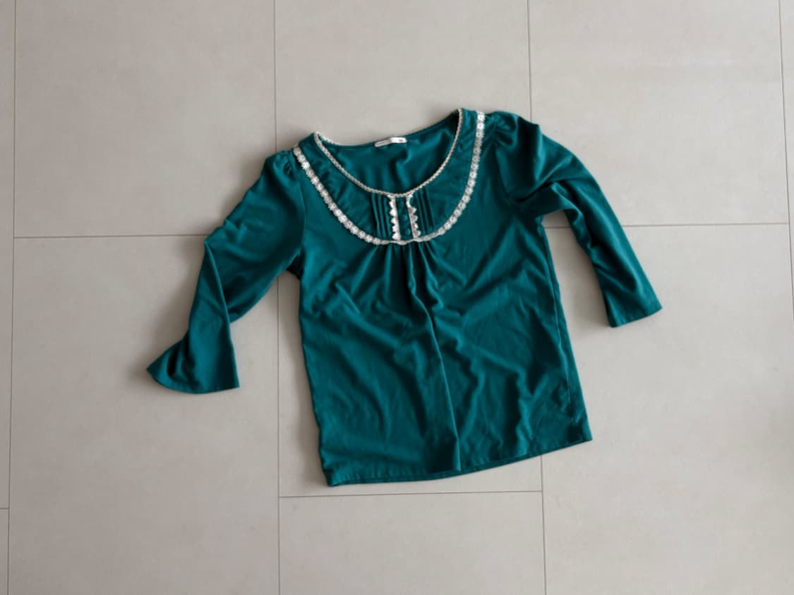 lace collar tee 상품이미지4