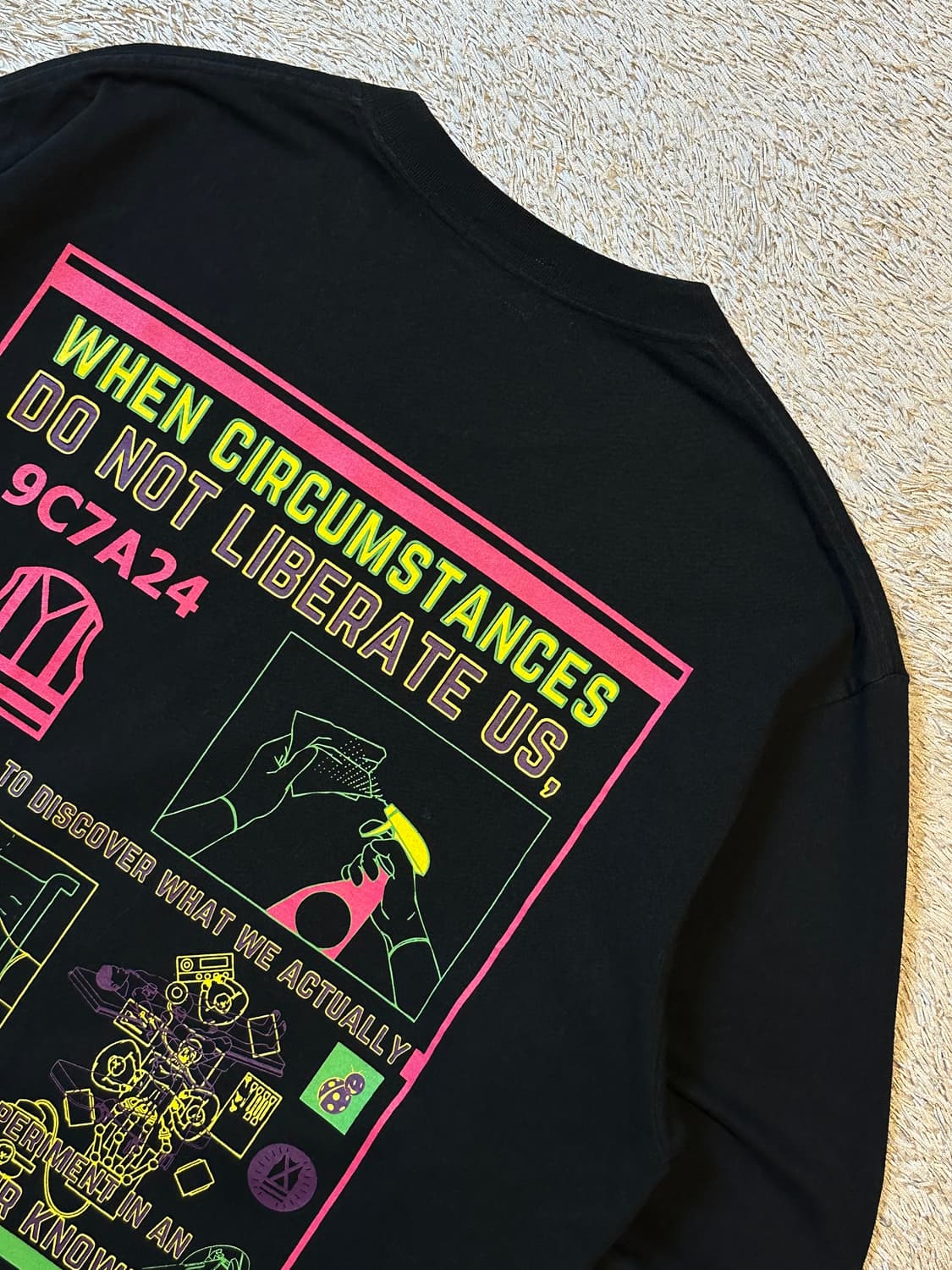 카브엠트 Cav Empt Circumstances 롱슬리브 긴팔 블랙 상품이미지4