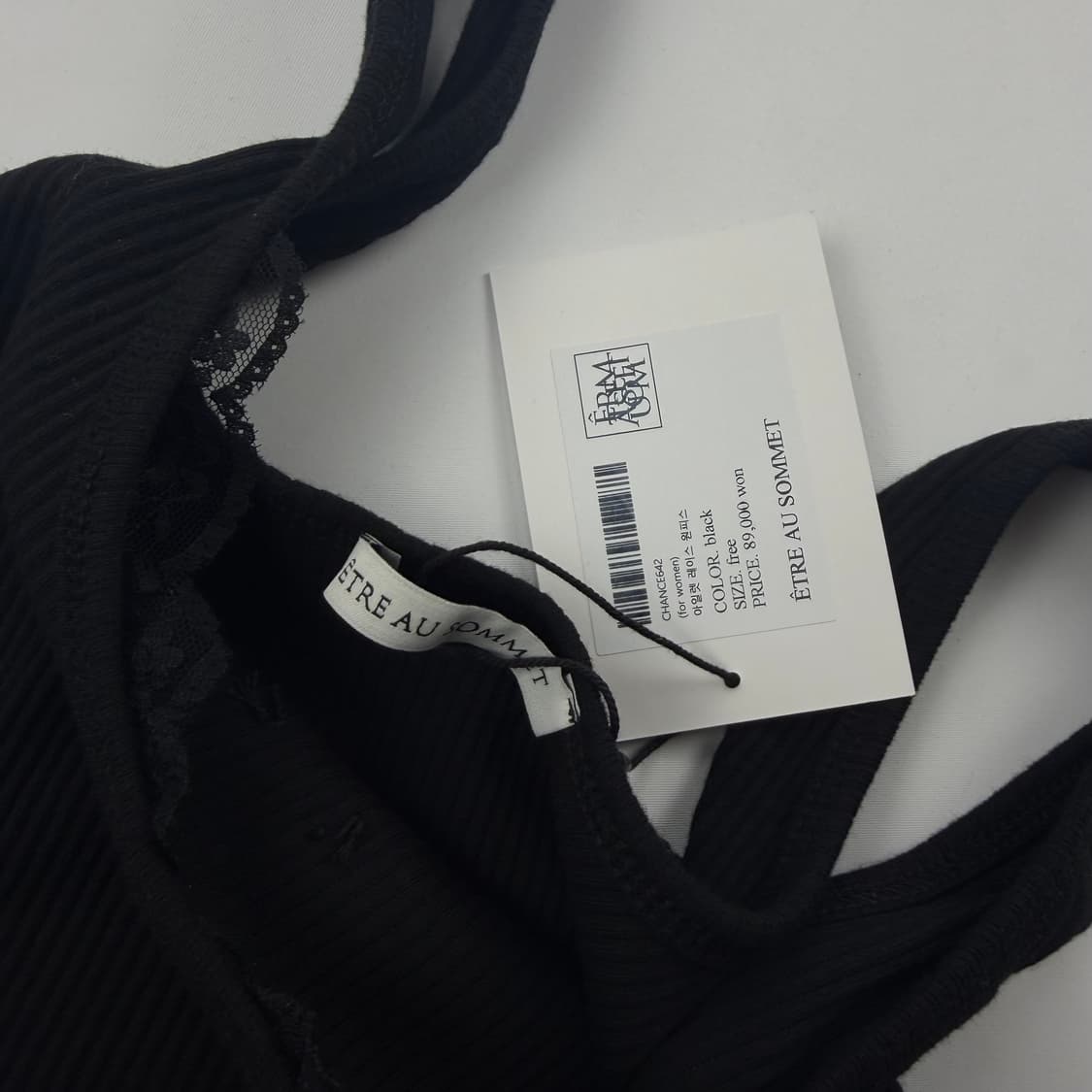 에트오소메 아일렛 레이스 원피스 상품이미지5