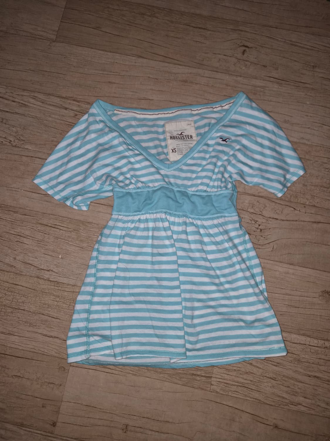 홀리스터 y2k 스트라이프 티셔츠 상품이미지1