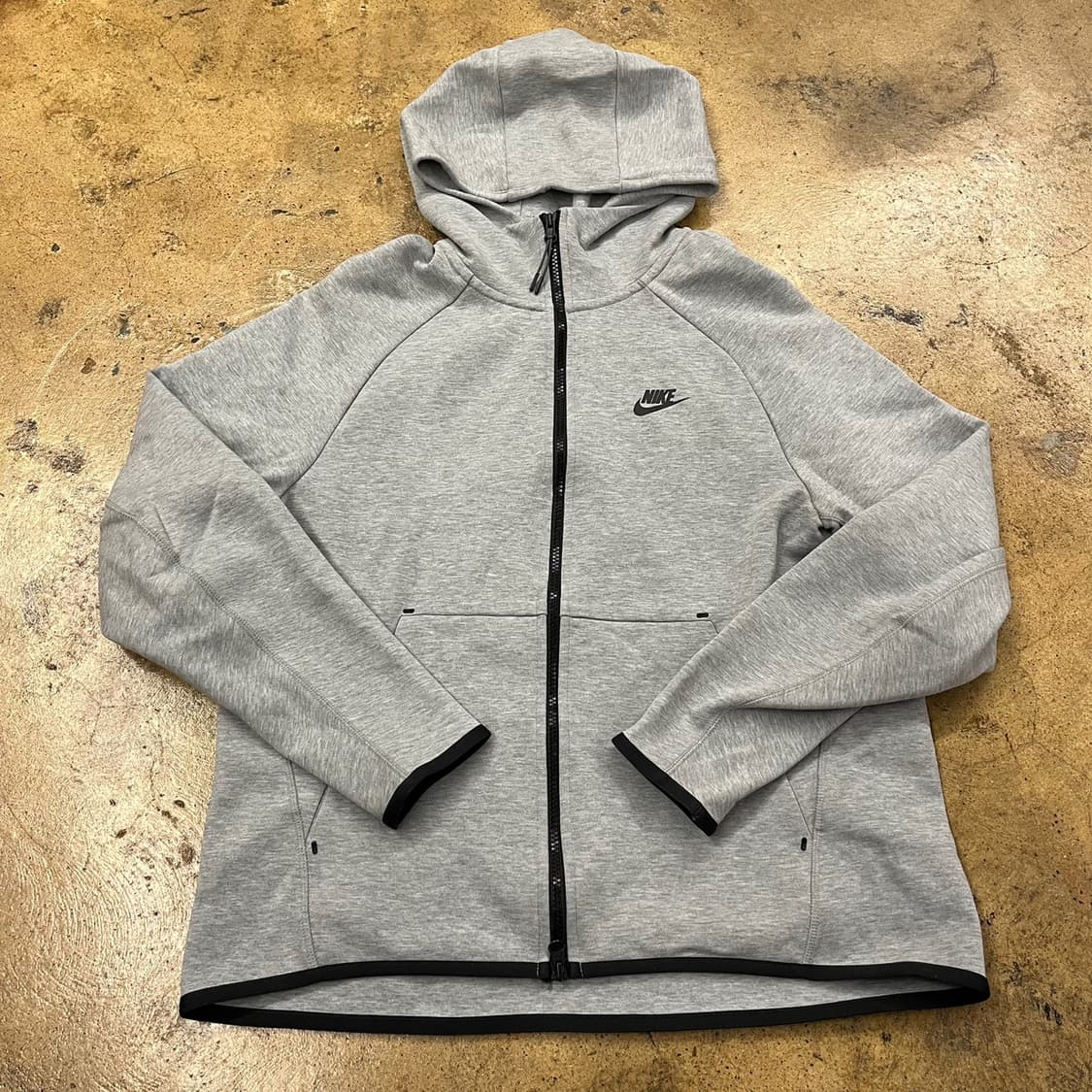 [정품/XL] 나이키 테크 플리스 풀집업 후드집업 그레이  b8 상품이미지2