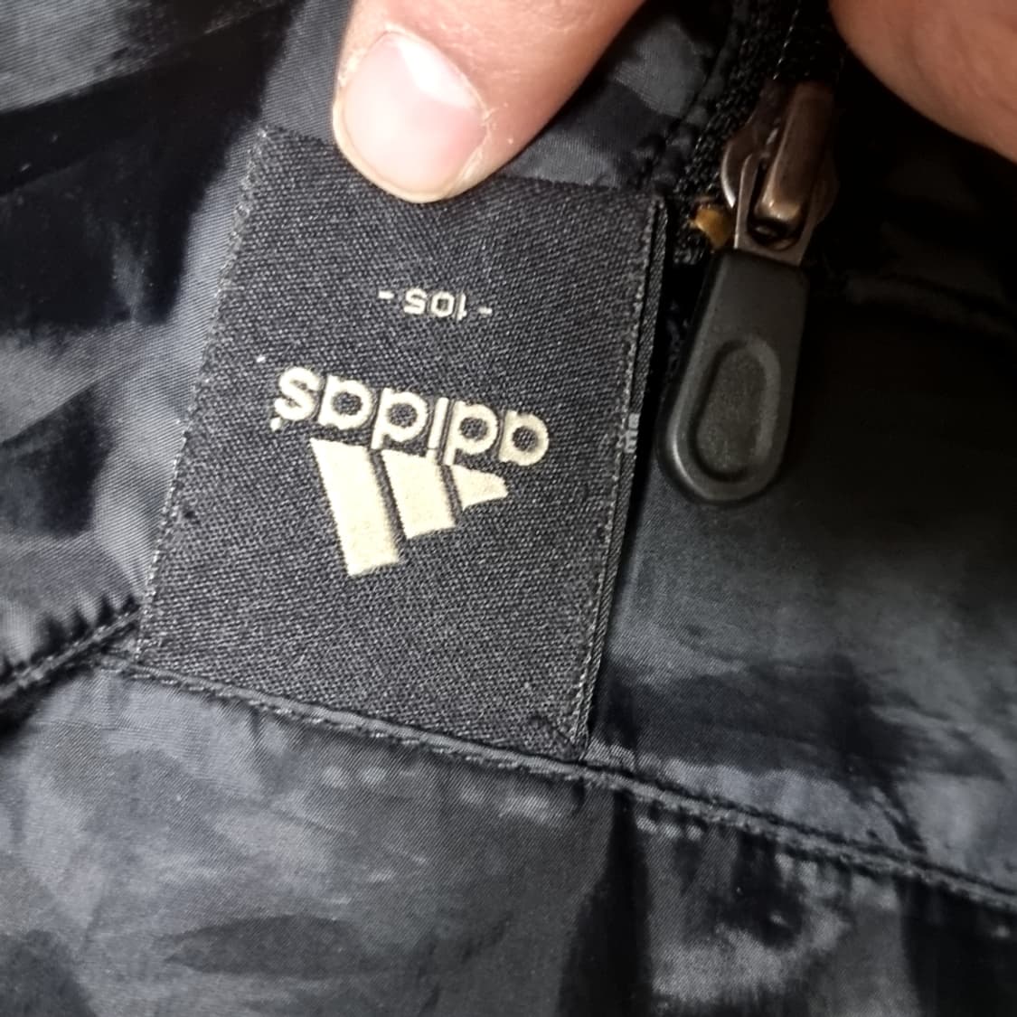 한국제 아디다스 블랙 바람막이 자켓(100-105) 상품이미지4