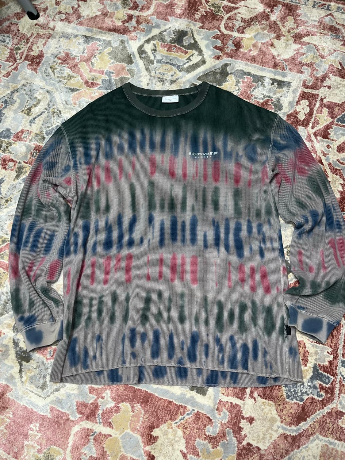 디스이즈네버댓 타이다이 와플 니트 롱슬리브 상품이미지1