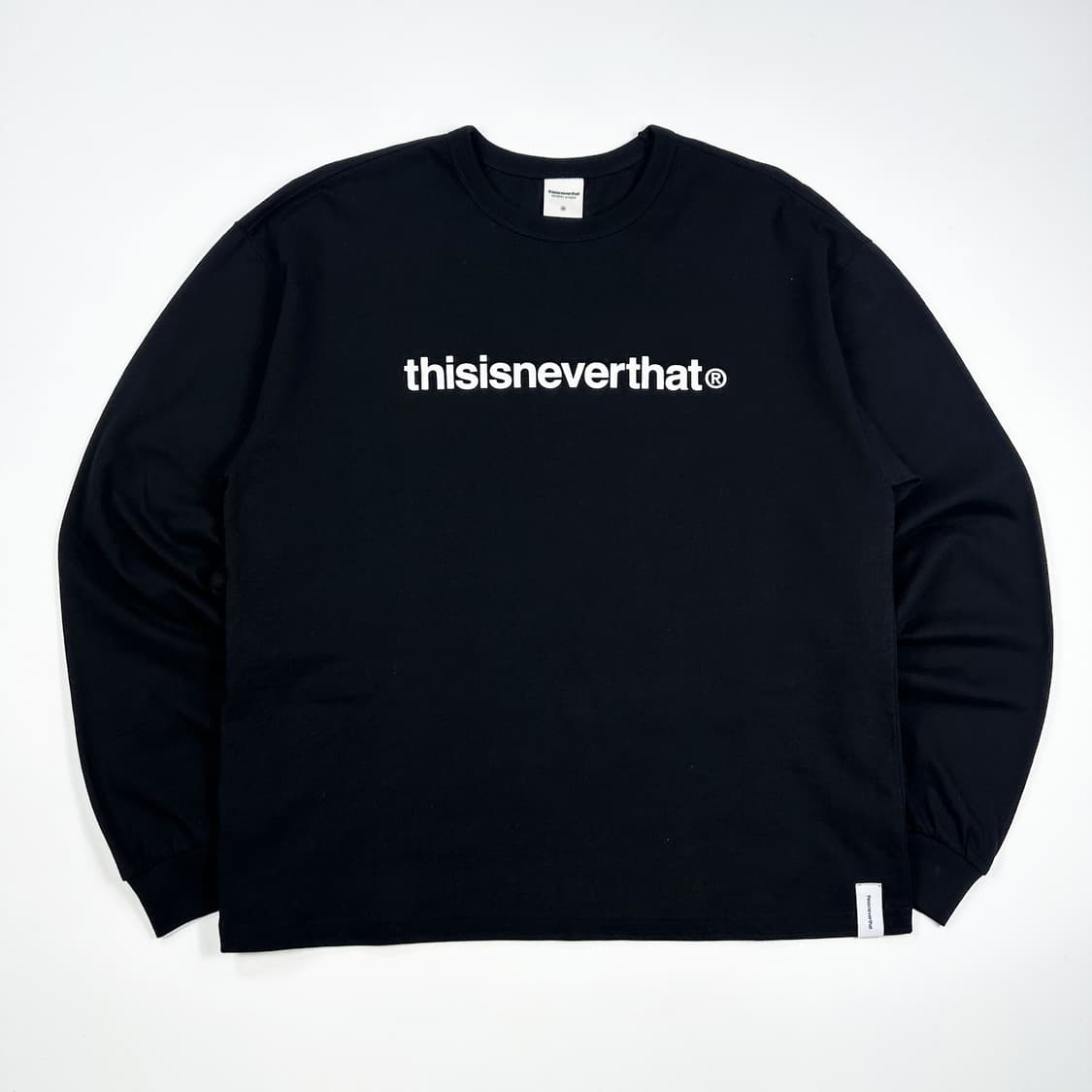 디스이즈네버댓 (디네댓) 블랙 롱 슬리브 맨투맨 (M) 상품이미지2