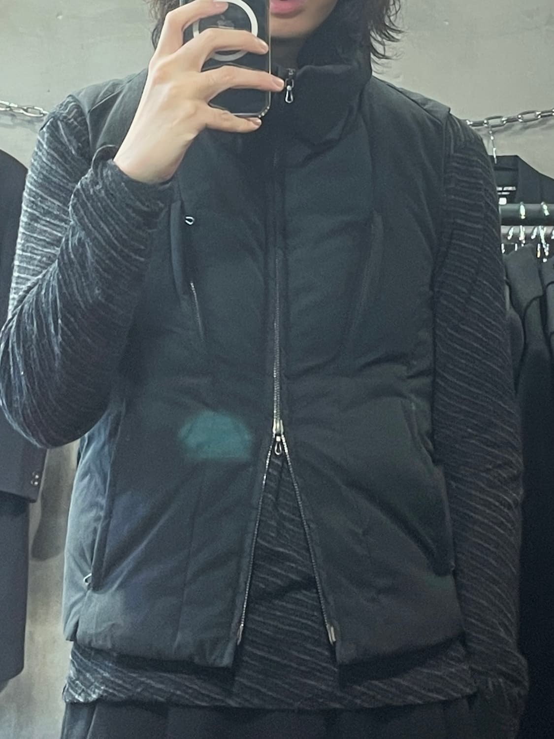 더 비리디안 하이넥 다운 베스트 상품이미지2