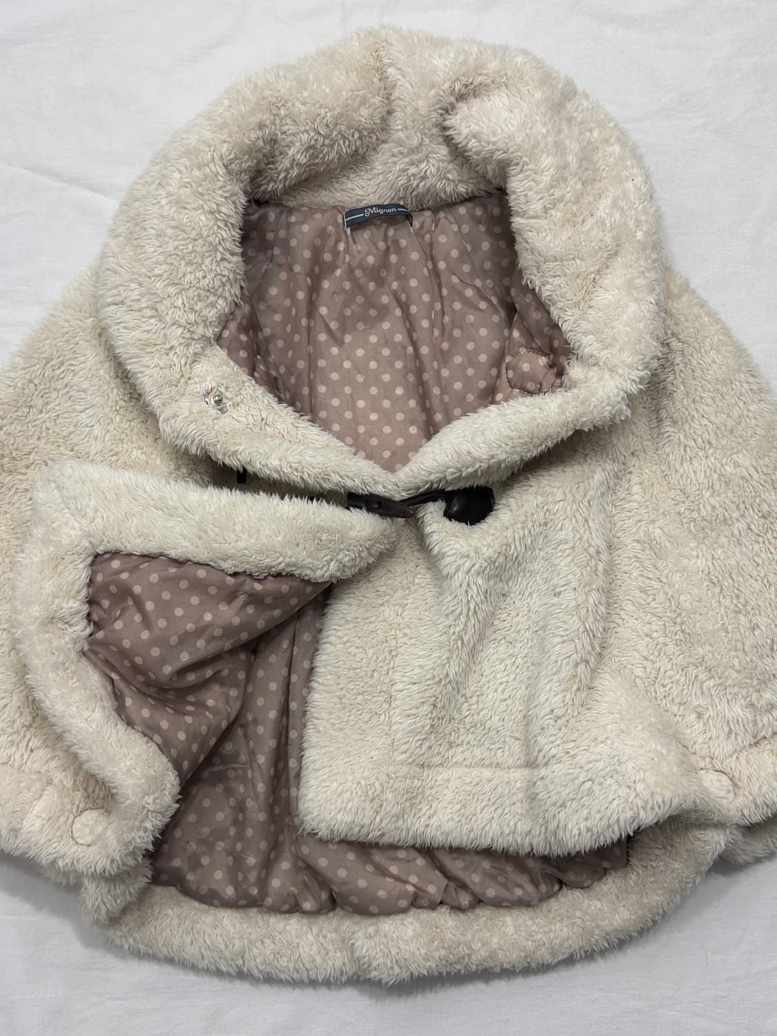 mignon white fur cape 상품이미지2