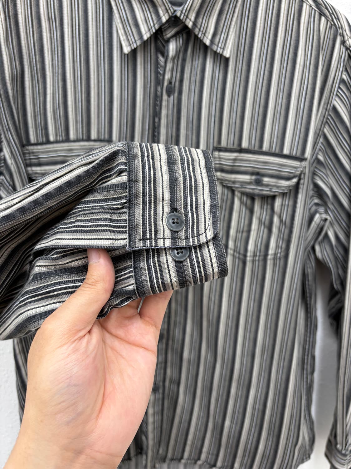 KANSAI JEANS 스트라이프 셔츠 상품이미지5