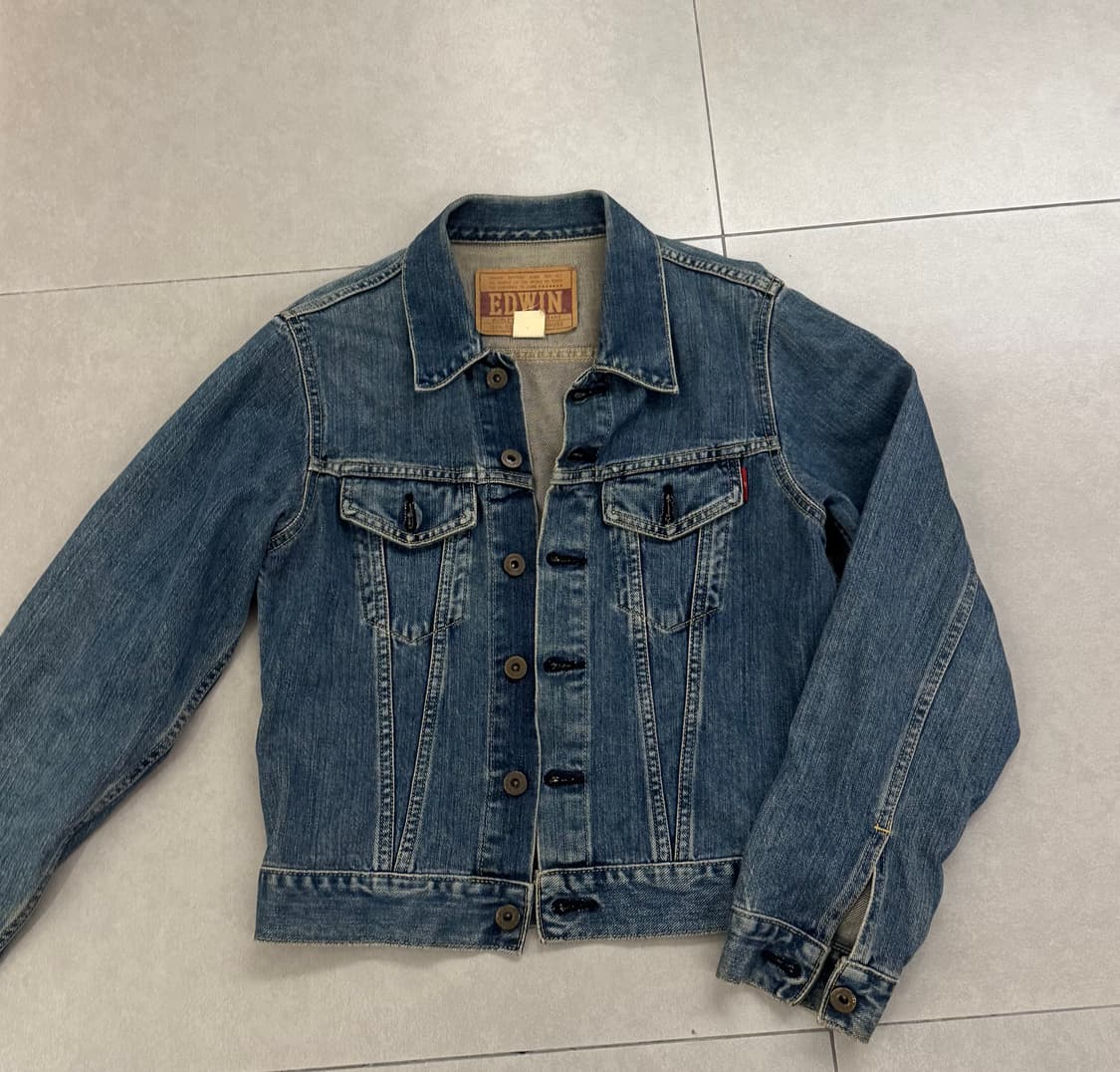 일본 빈티지 Edwin 데님자켓 xs 상품이미지5