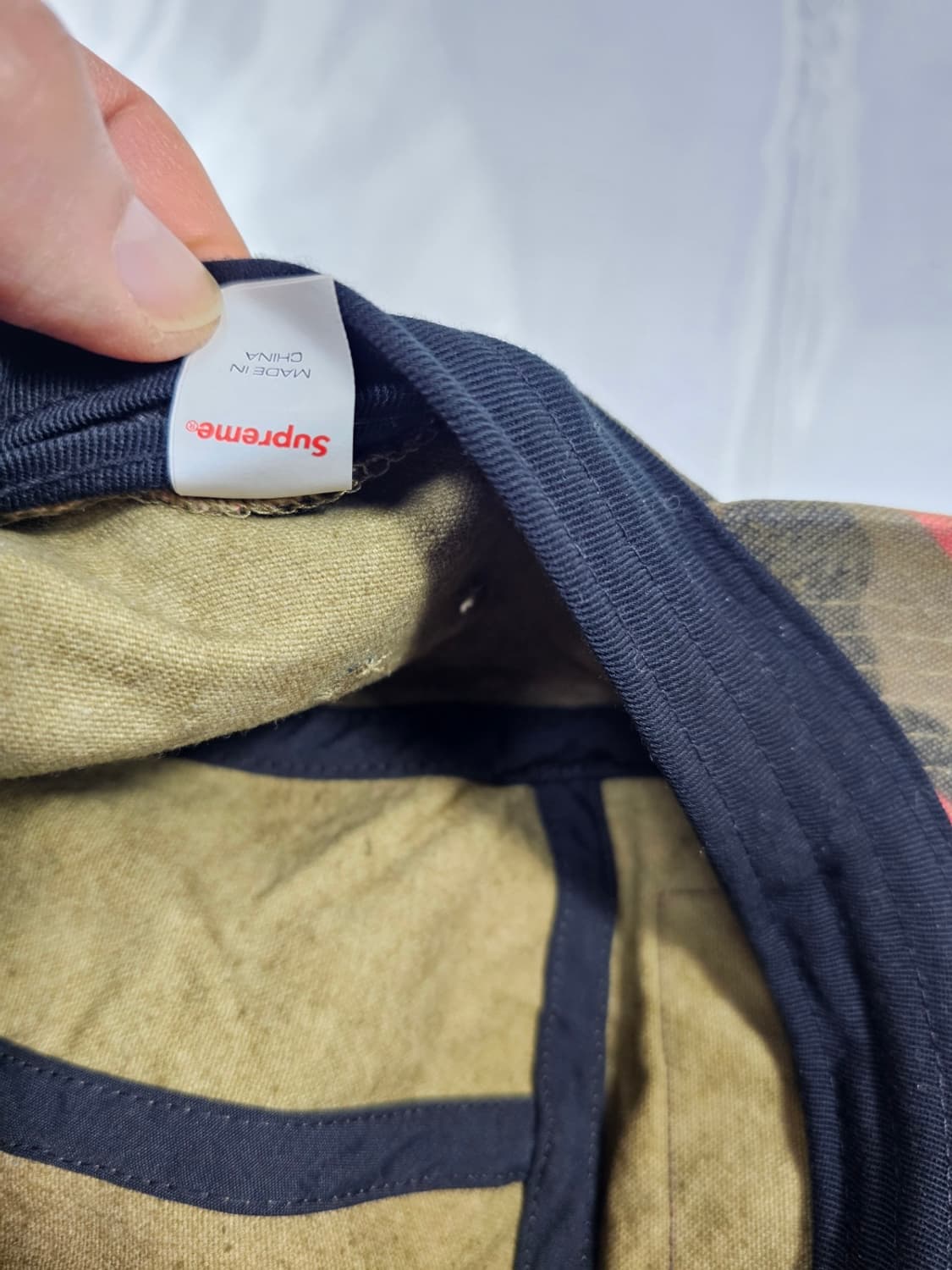 슈프림워시드카모캠프캡 상품이미지7