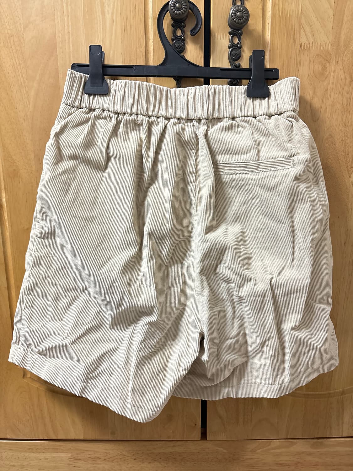 골덴 베이지 반바지 상품이미지2