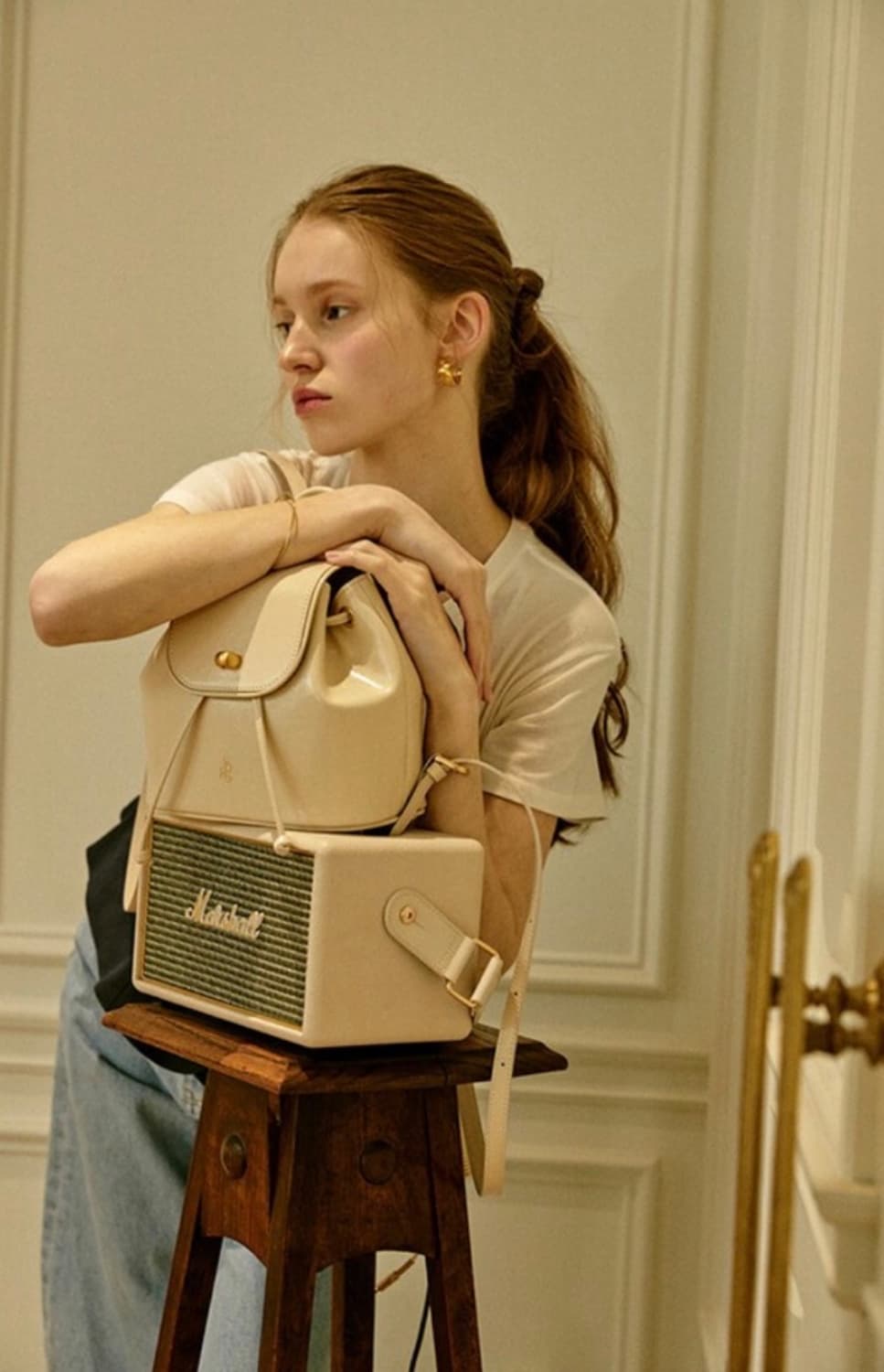 앤딜로즈 Mini Manon bag 아이보리 상품이미지1