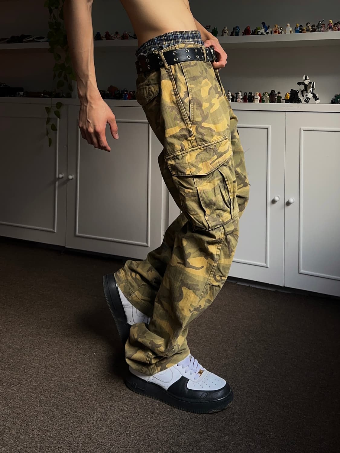 Beauty & Youth 웜 카모 릴랙스드 카고 팬츠 상품이미지3