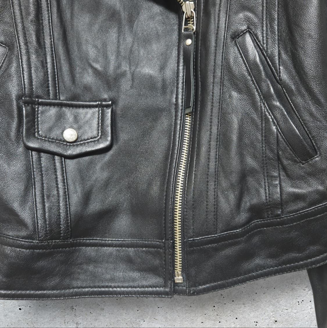 TBJ진스 양가죽 자켓 (90/S) 상품이미지6