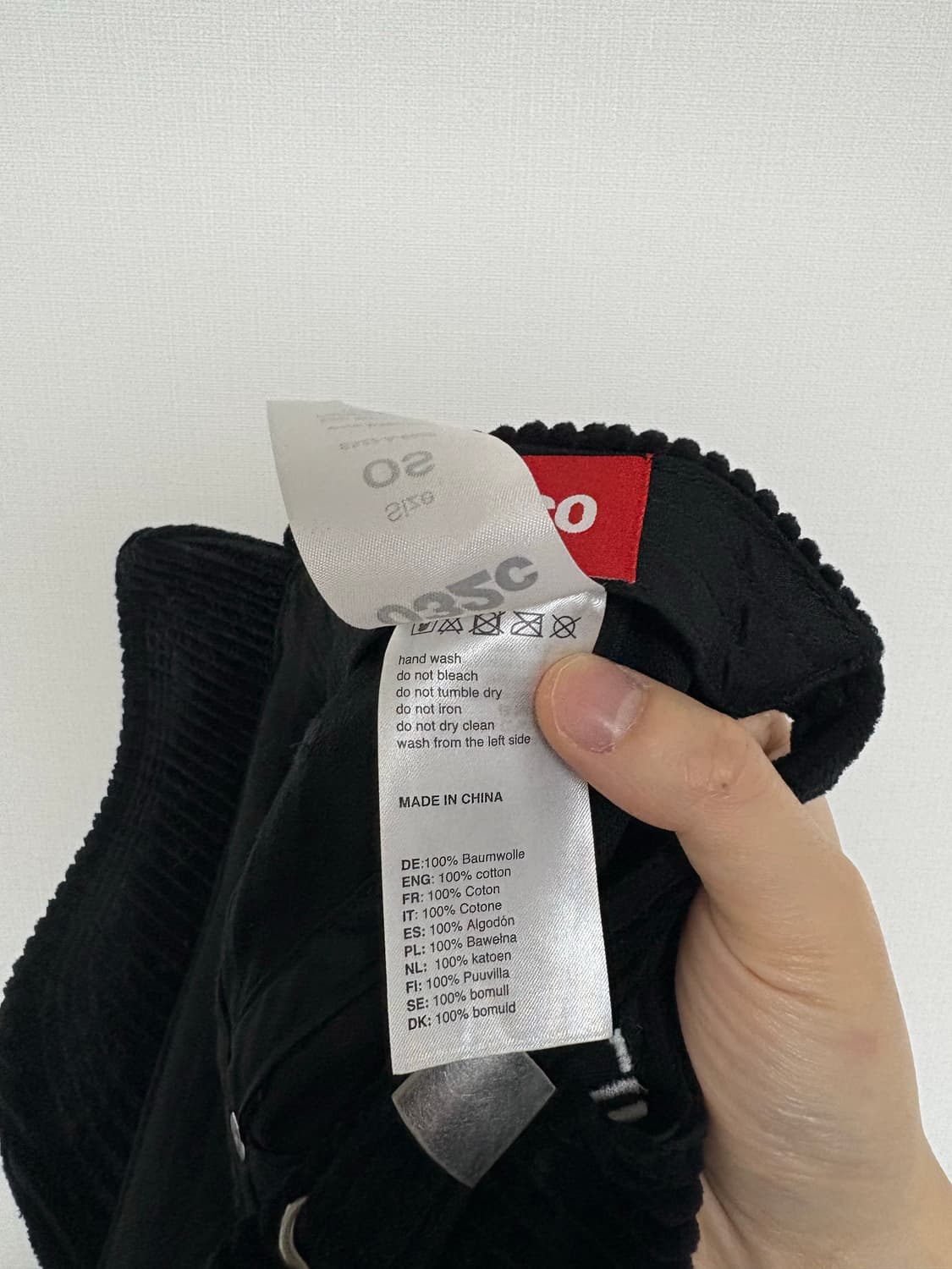 032c Glitch Logo Cap Black 상품이미지5