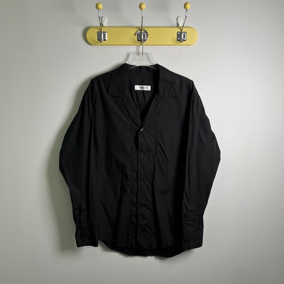 sulvam 설밤 브로드 컷오프 오픈 칼라 셔츠 M 상품이미지2