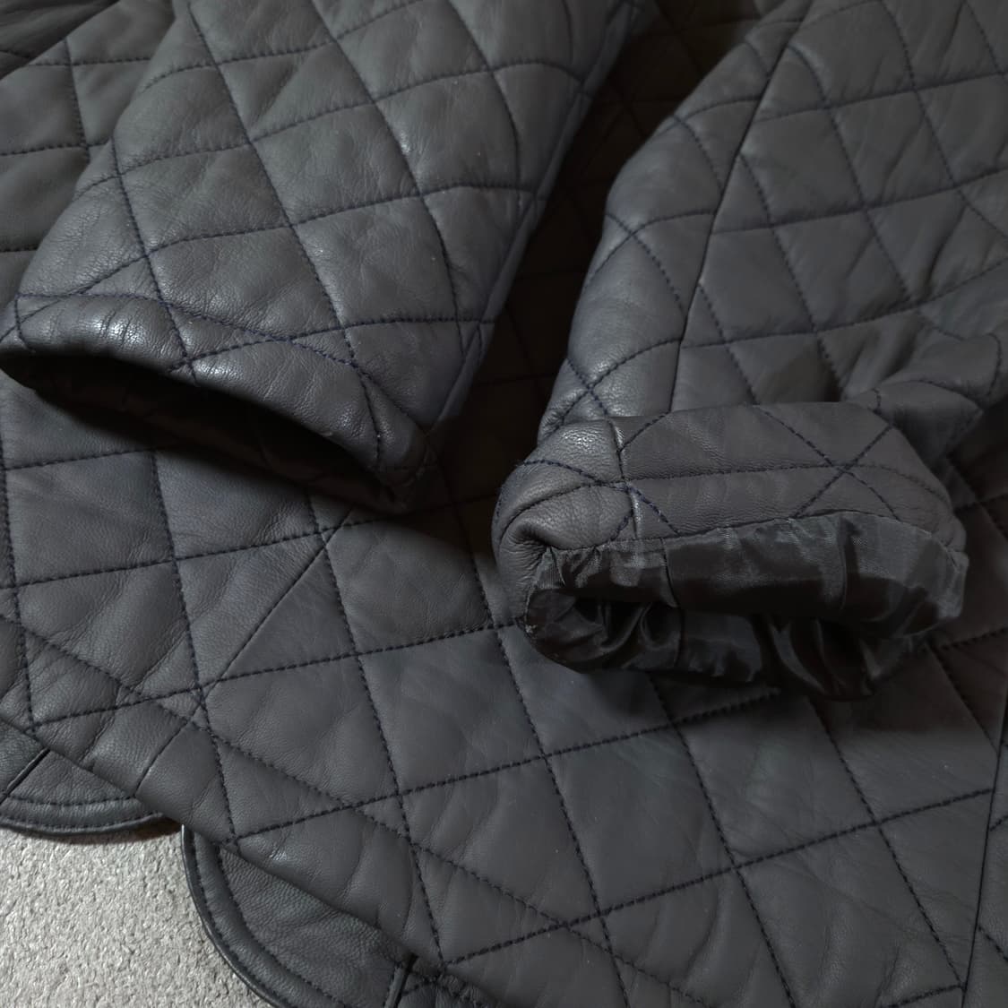브리오니 레더 퀼팅 자켓 블레이저 M L 상품이미지7