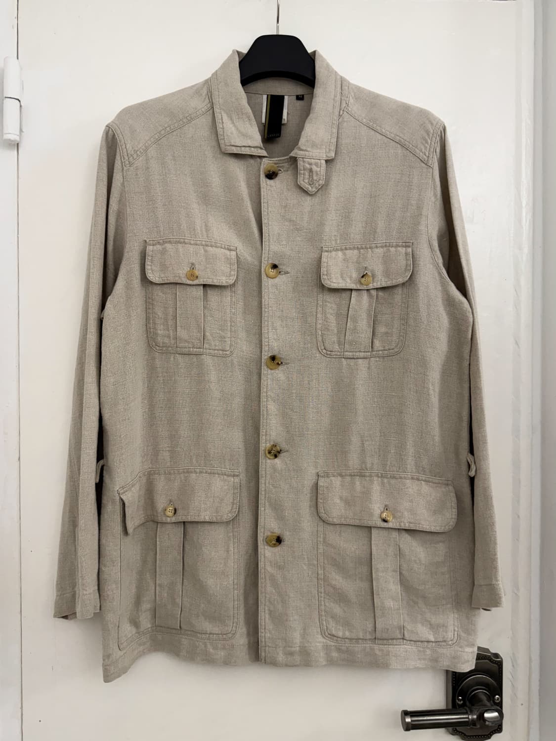 Lanvin 100% Linen Safari Field Jacket 상품이미지2