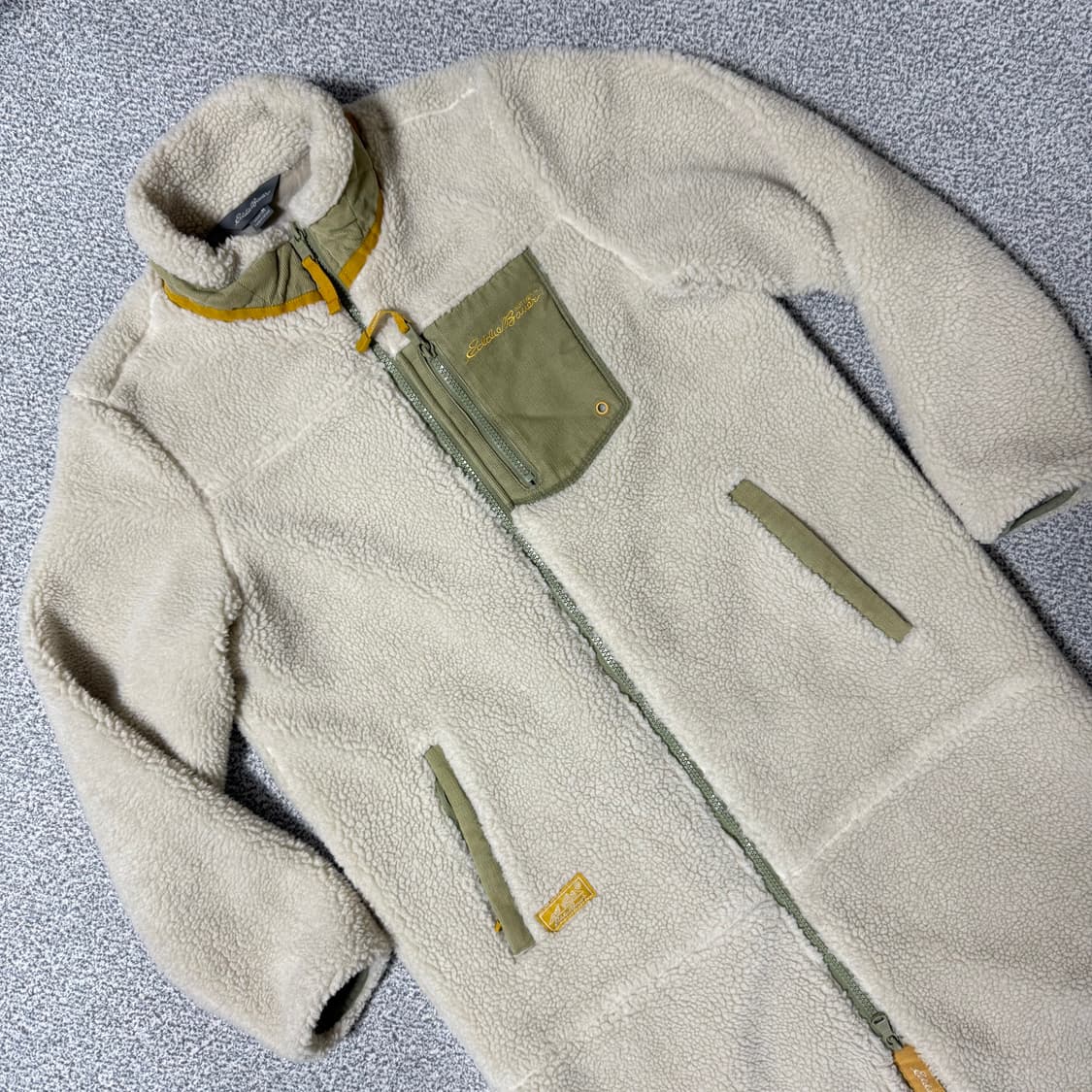 에디바우어 롱 쉐르파 후리스 코트 상품이미지5