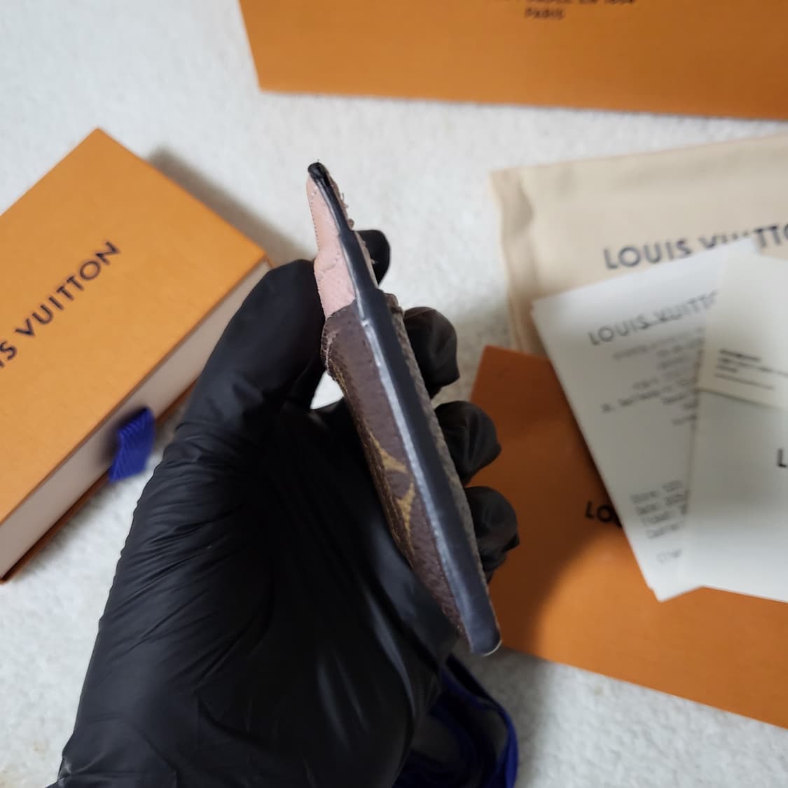 [영수증/풀구성] 루이비통 모노그램 LV 참 카드홀더 카드지갑 상품이미지4