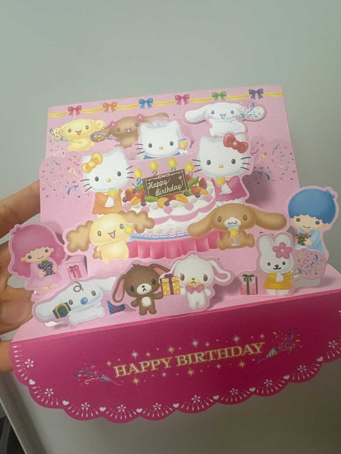 헬로키티 슈가바니즈 산리오 팝업카드 고전희귀편지지 상품이미지1