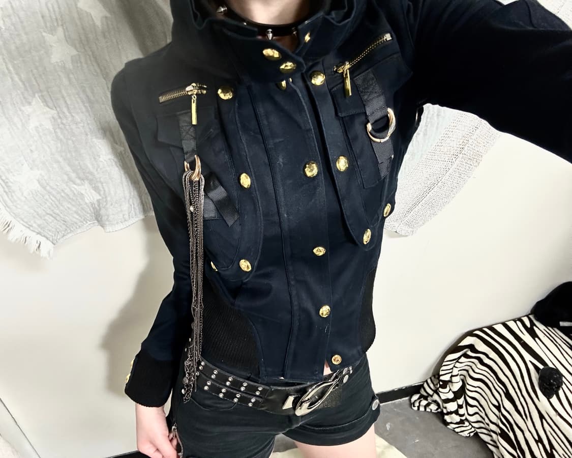 Mars gimmick gold button jacket 상품이미지4