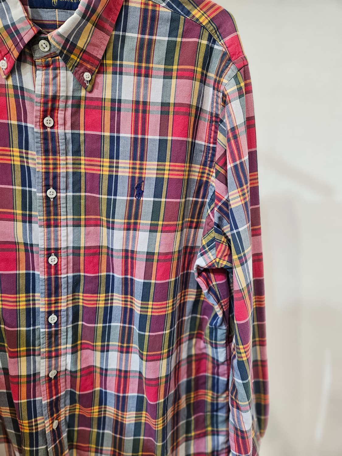 폴로랄프로렌 체크 셔츠 상품이미지5