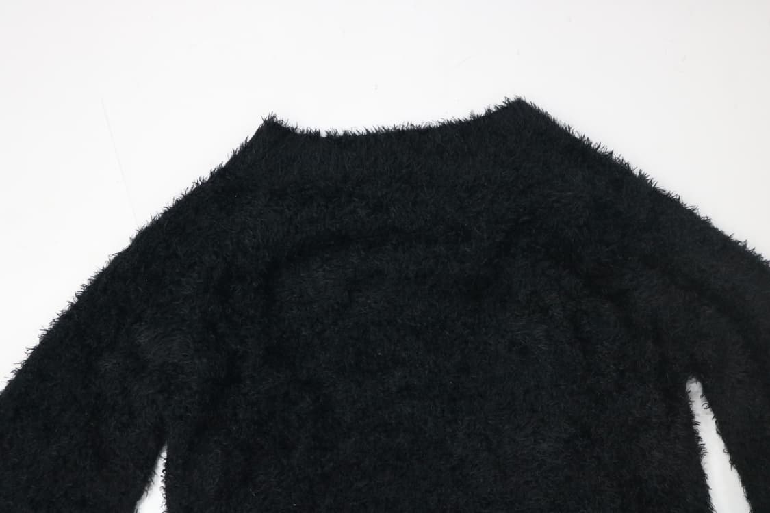 earth music&ecology 어스뮤직 앤 에콜로지 블랙 벌룬 니트 상품이미지7