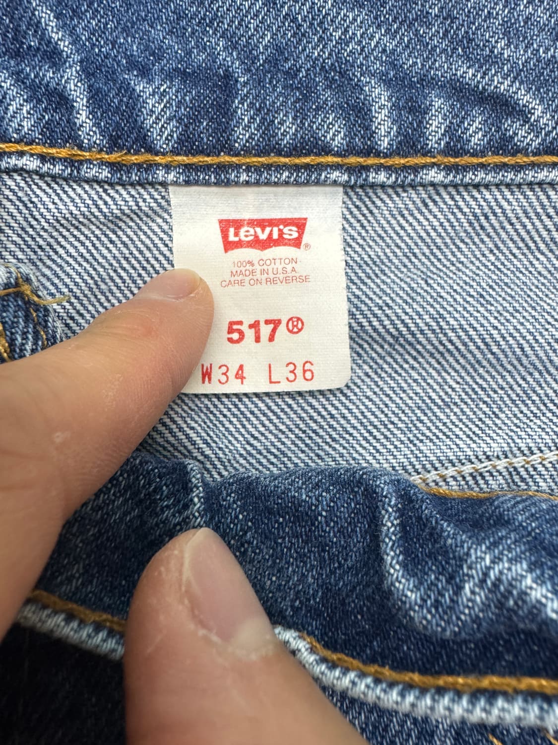 [Made in Usa] 90s빈티지 리바이스 517 오렌지탭 상품이미지4
