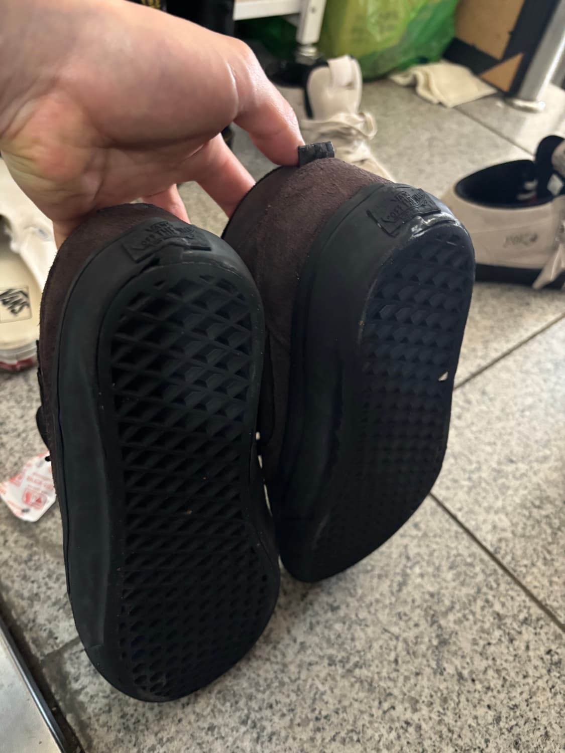 반스 하프캡 고동색 상품이미지4