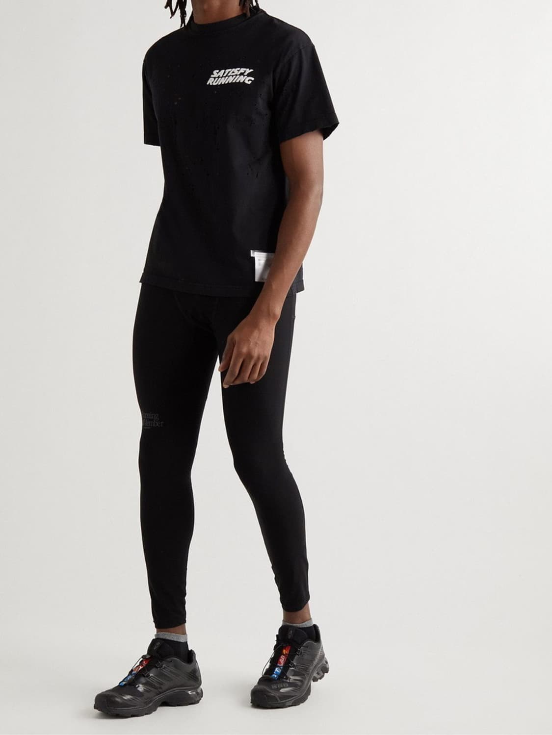 [M] 새티스파이 satisfy 저스티스 타이즈 블랙 상품이미지2