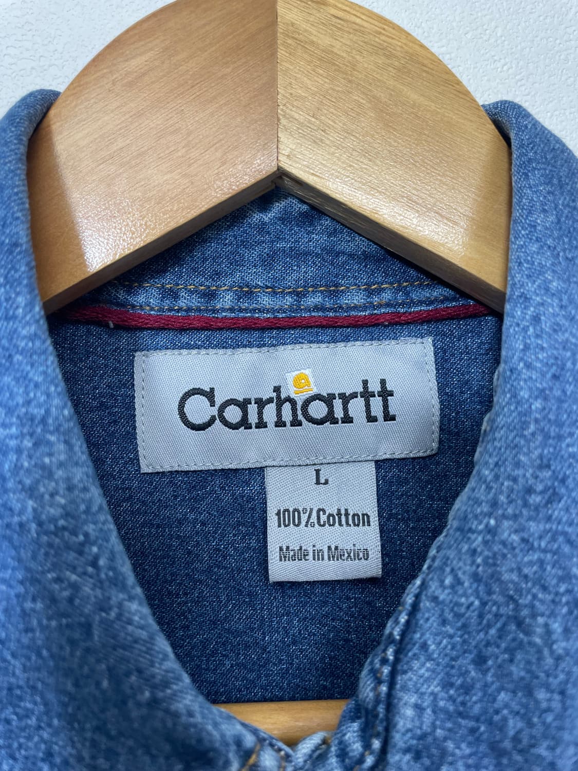 칼하트 데님 셔츠 S3 상품이미지3