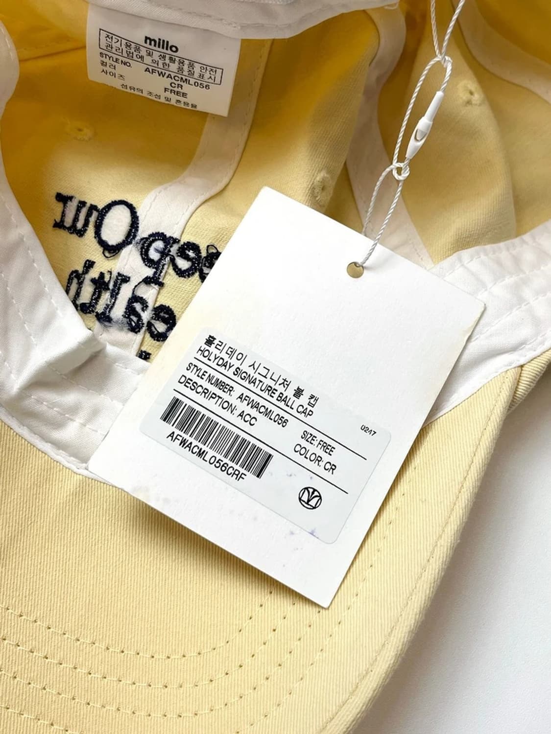 밀로 아카이브 홀리데이 시그니처 볼캡 A1588 상품이미지8