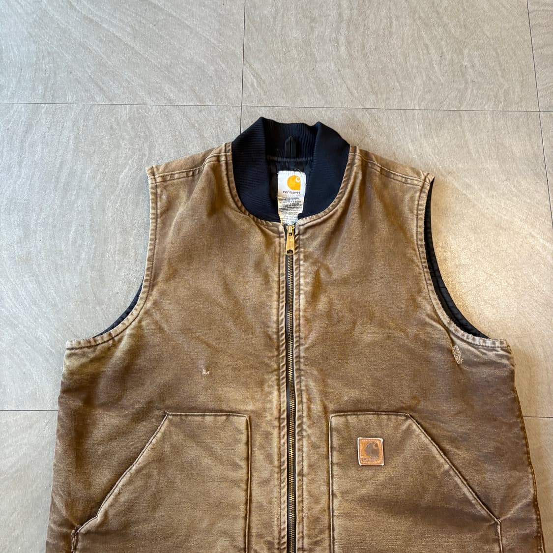 칼하트 정품 덕 캔버스 조끼 베스트 상품이미지3