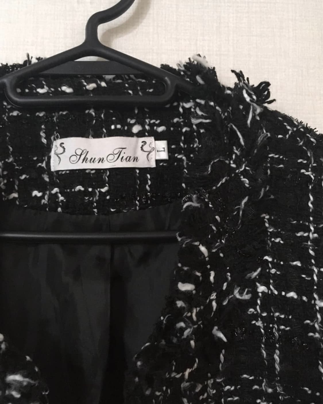 black+white tweed jacket 상품이미지8