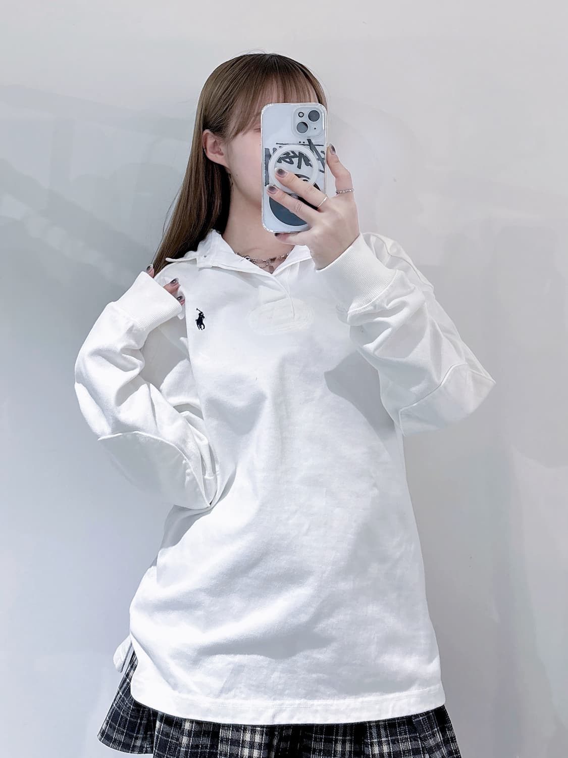 폴로 랄프로렌 화이트 포니 럭비 PK티 상품이미지2