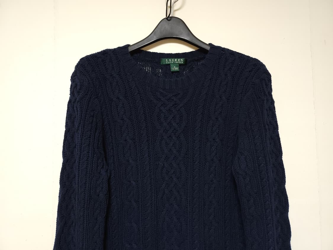 RALPHLAUREN 랄프로렌  패턴 니트 여성 S 네이비
 상품이미지3