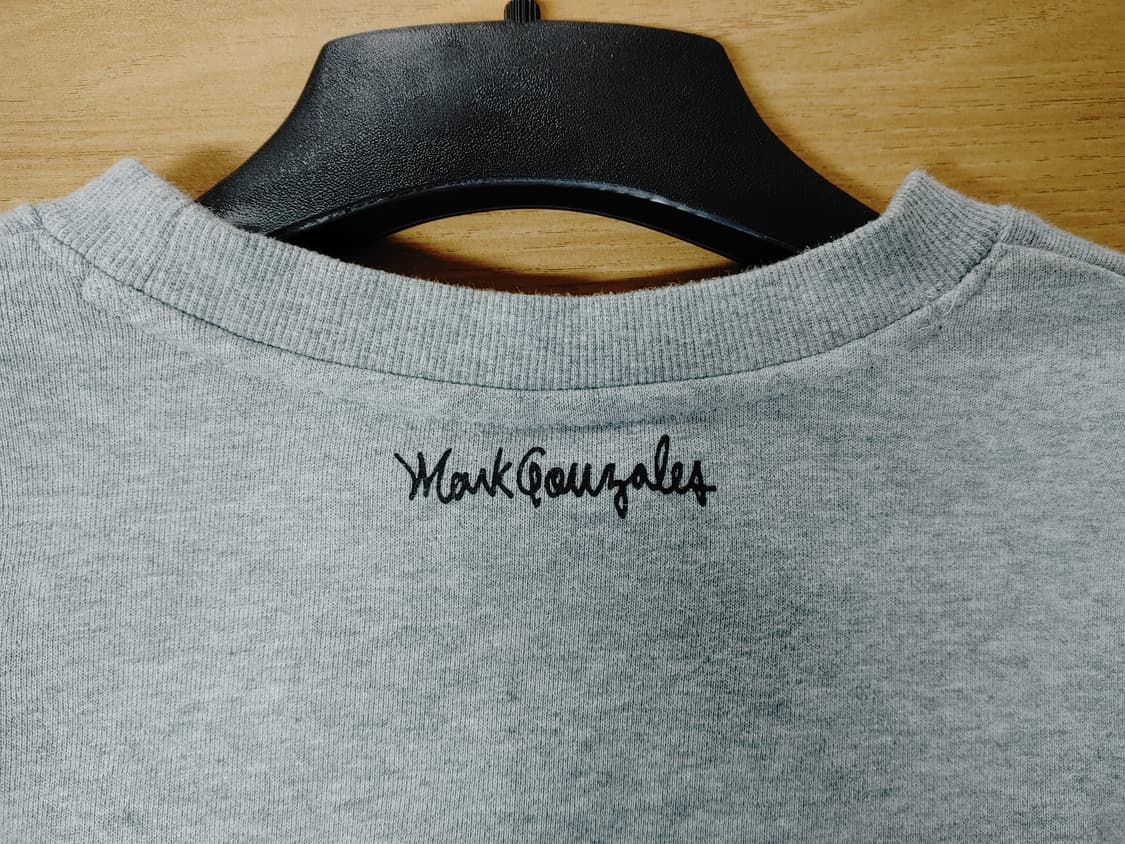 MARK GONZALES 마크곤잘레스 오버핏 그레이맨투맨 상품이미지6