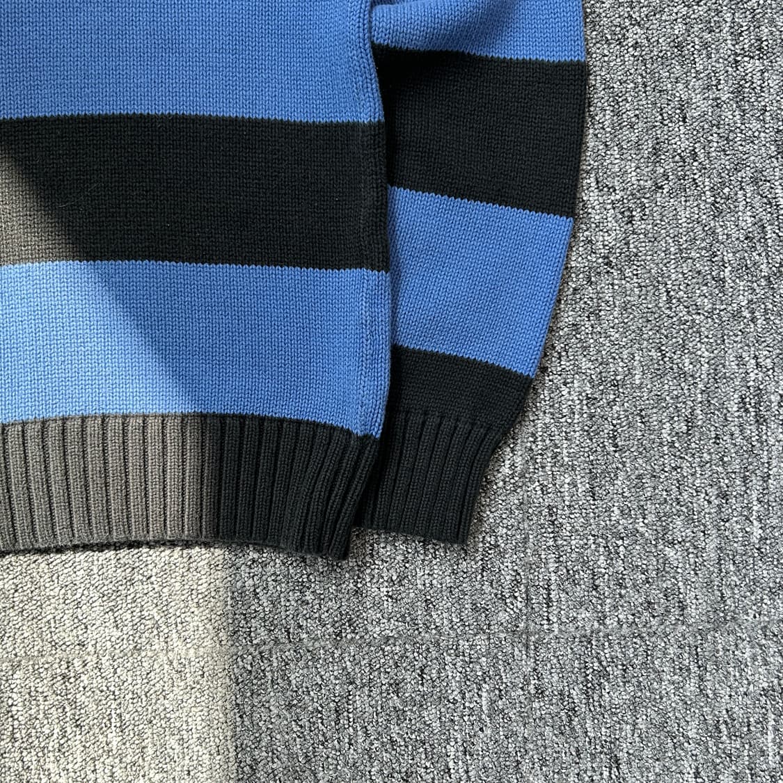 폴로 랄프로렌 블루 스트라이프 니트 스웨터 상품이미지3