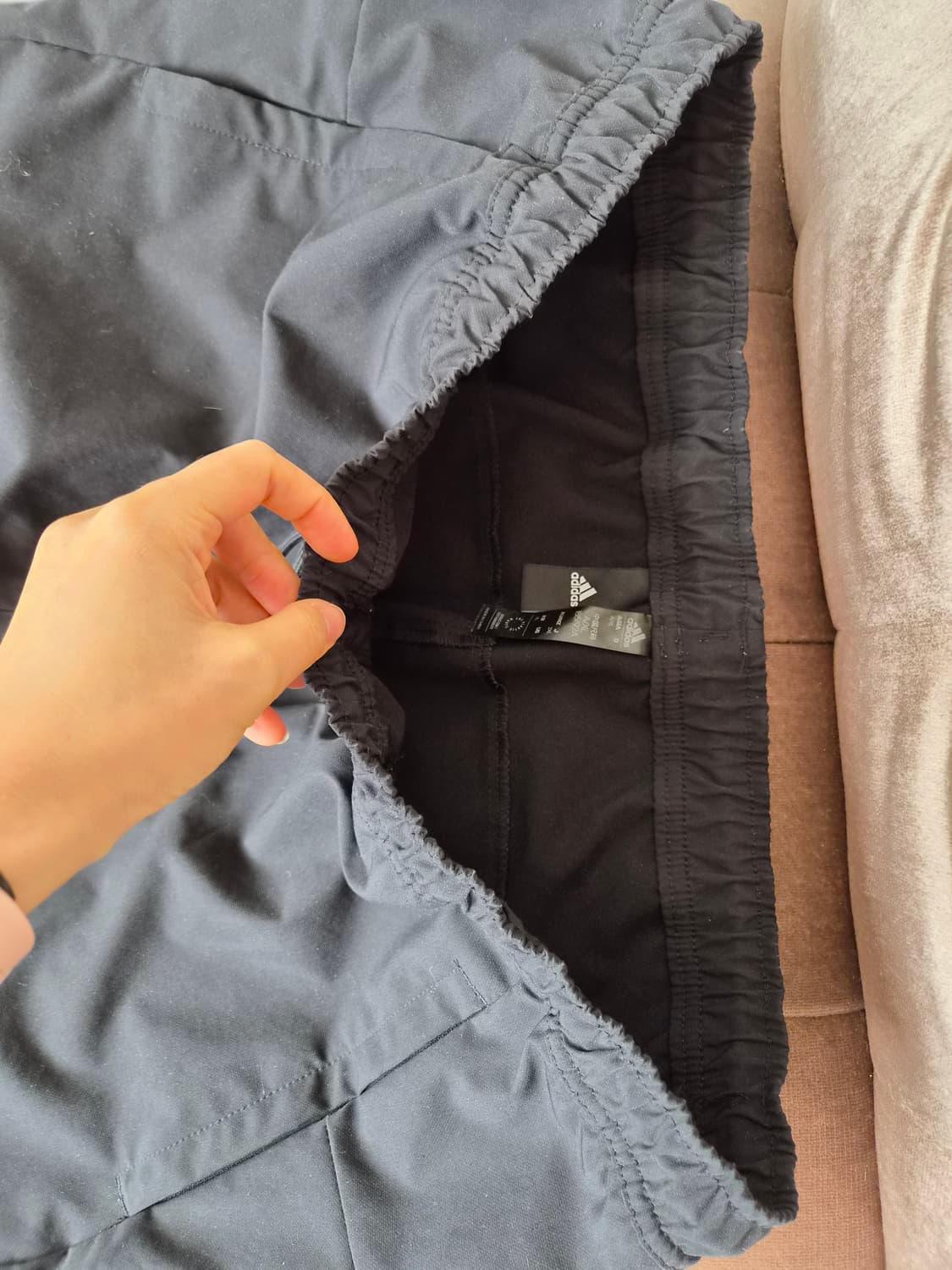 아디다스 남성  블랙밴딩트랙팬츠 XL사이즈 상품이미지6