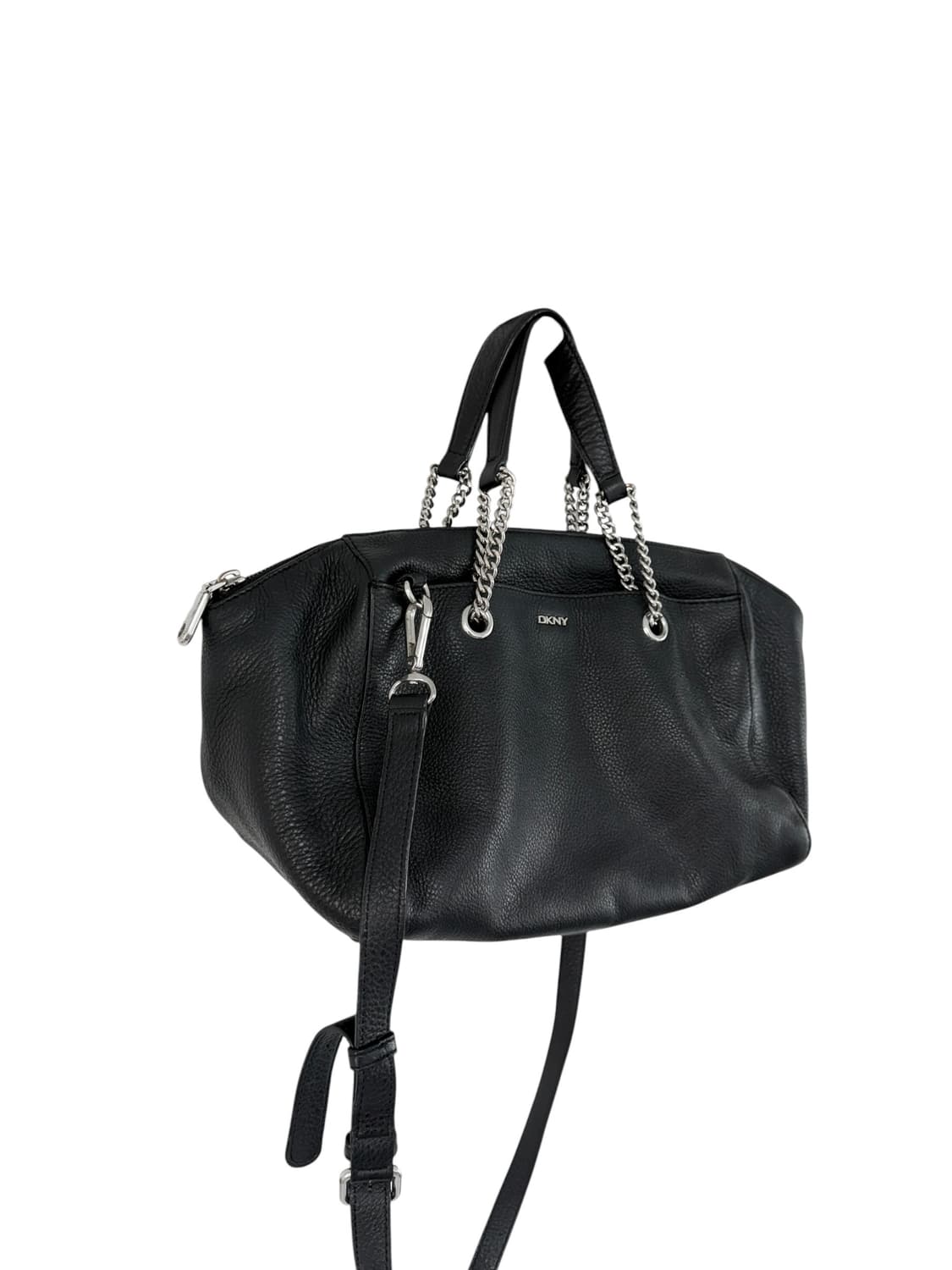 Dkny 블랙 레더 투웨이 토트백 상품이미지2