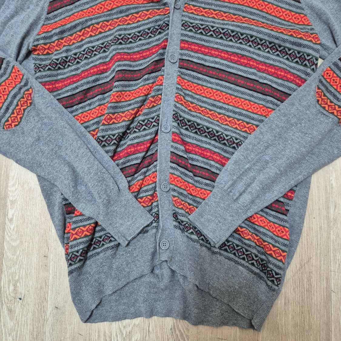 자라 영 자카드 니트 가디건 상품이미지3