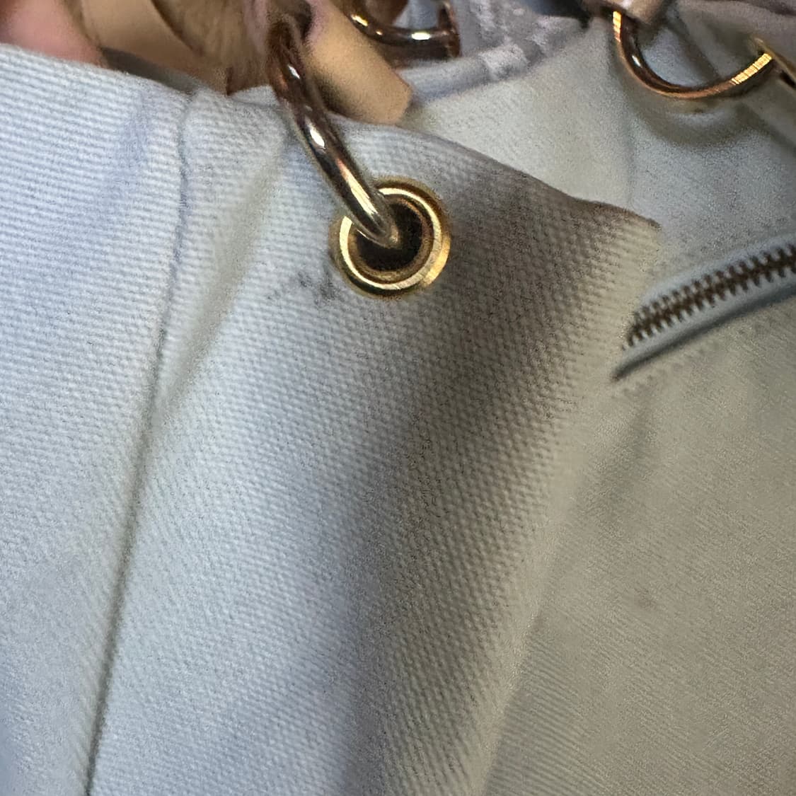 빈티지 하늘색 토트백 가방 히메갸루 오네갸루 로걀 헤이세이 고딕 페어리 상품이미지3