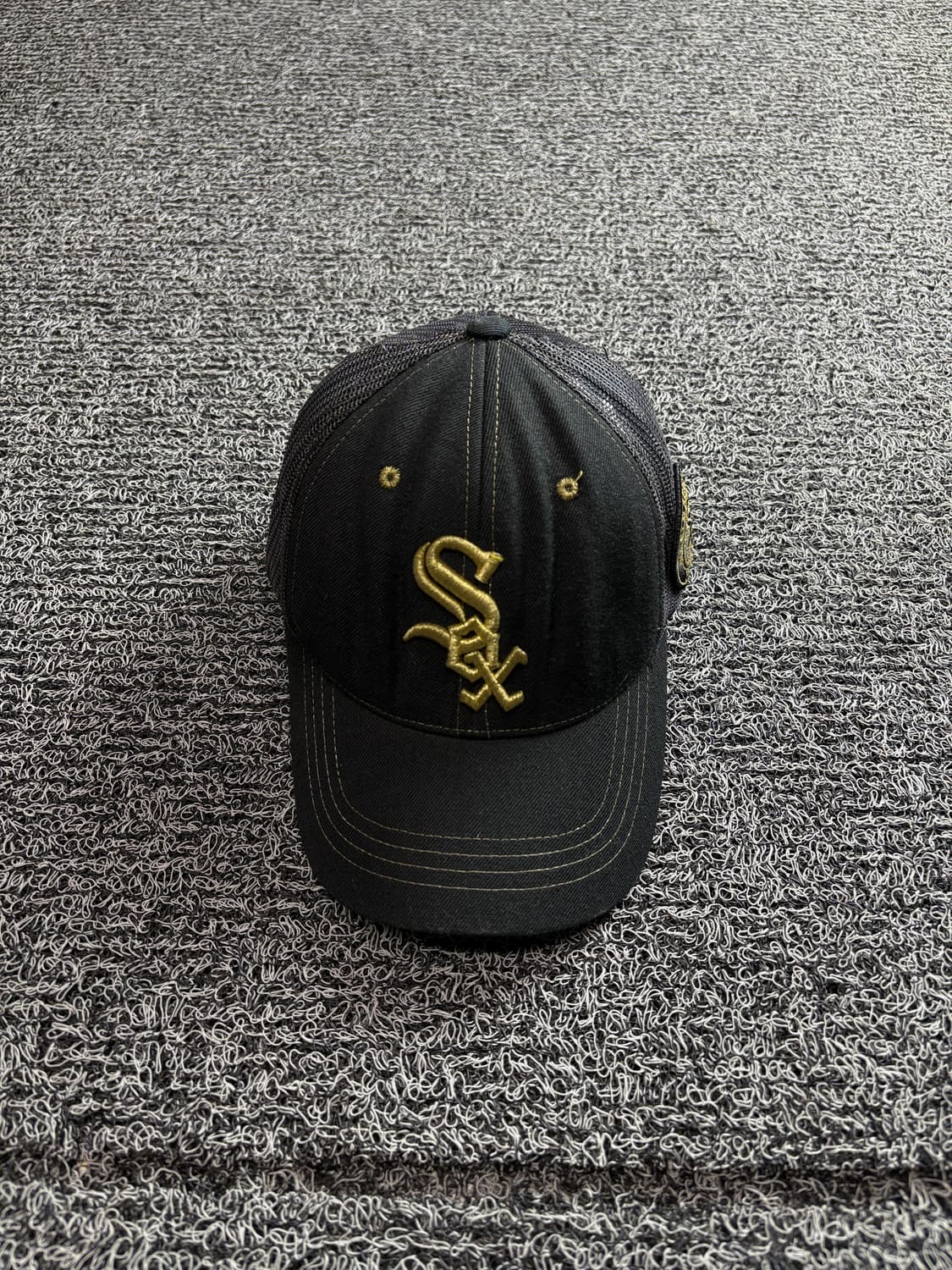 MLB 시카고 화이트삭스 빅로고 블랙 트러커 캡 4232 상품이미지2