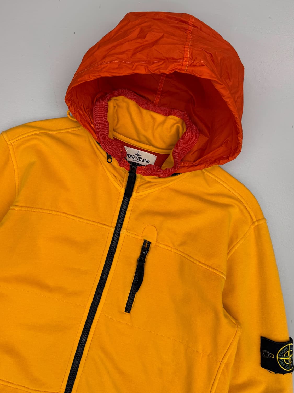 스톤아일랜드 12ss 나일론 후드 스웻 집업 자켓 상품이미지4